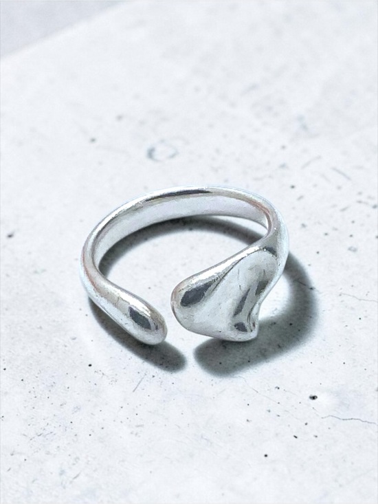 Tiffany & Co. Jewelry - Tiffany & Co Elsa Peretti Open Heart Ring Sterling Silver 925 Spain